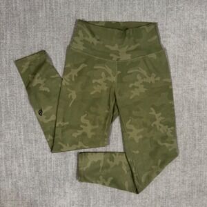 P'tula Stealth Camo Leggings Green High Rise 23" Inseam Gym Workout Yoga